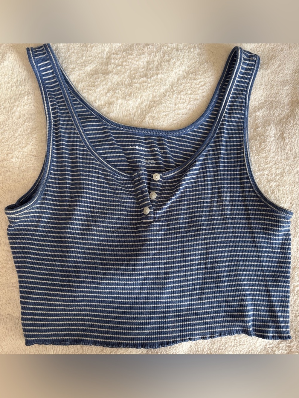 American Eagle Stripped Tank | Large